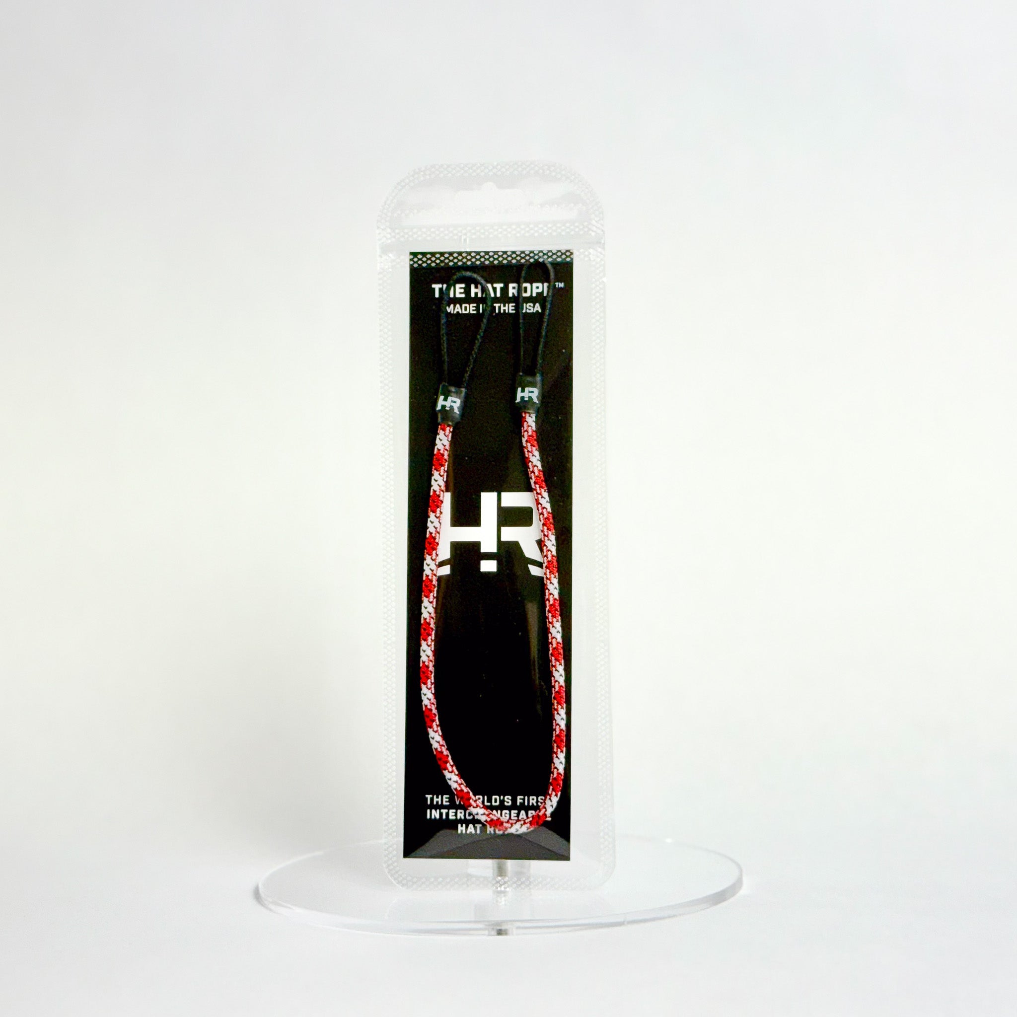 Red-White-Black Hat Rope