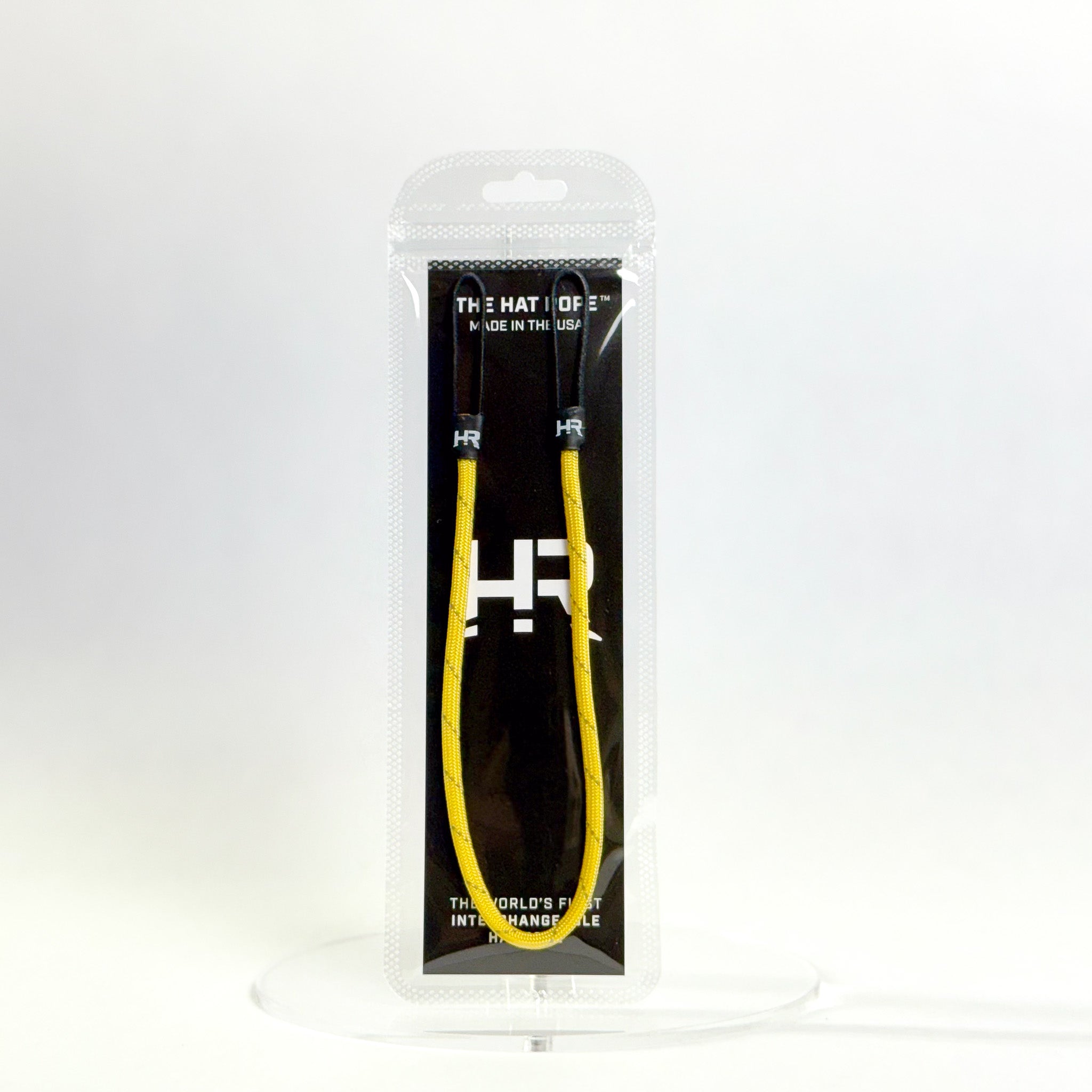 Yellow-Reflective Striped Hat Rope