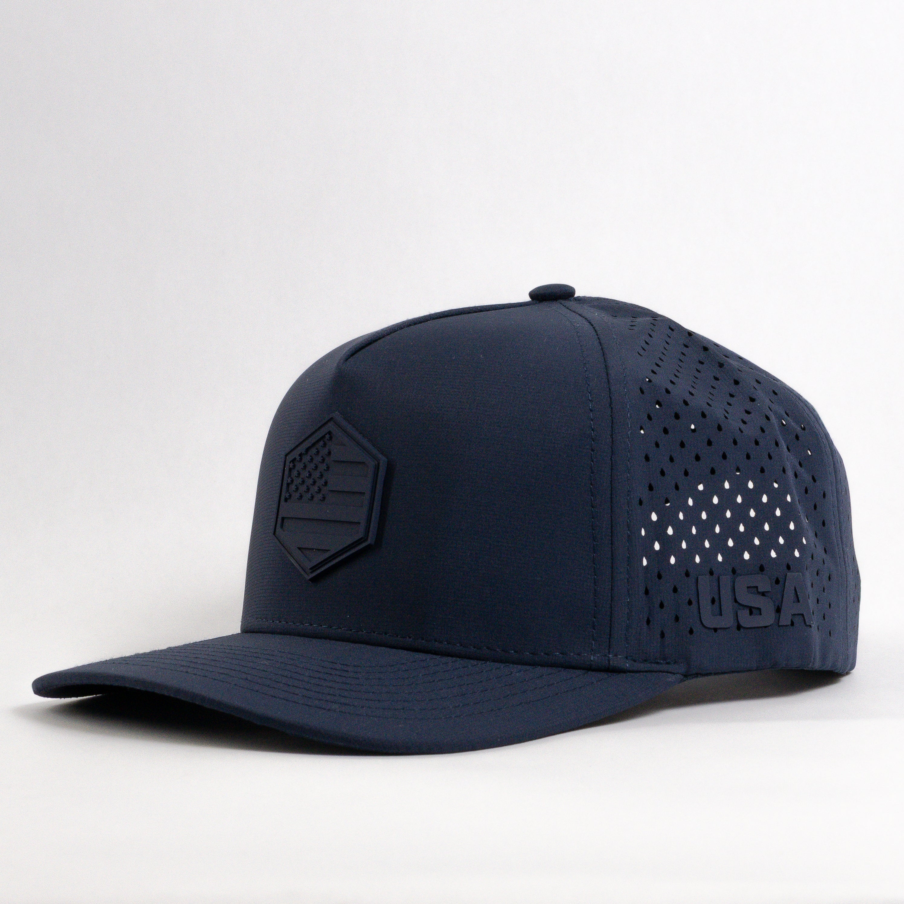 Navy Blue USA Hat