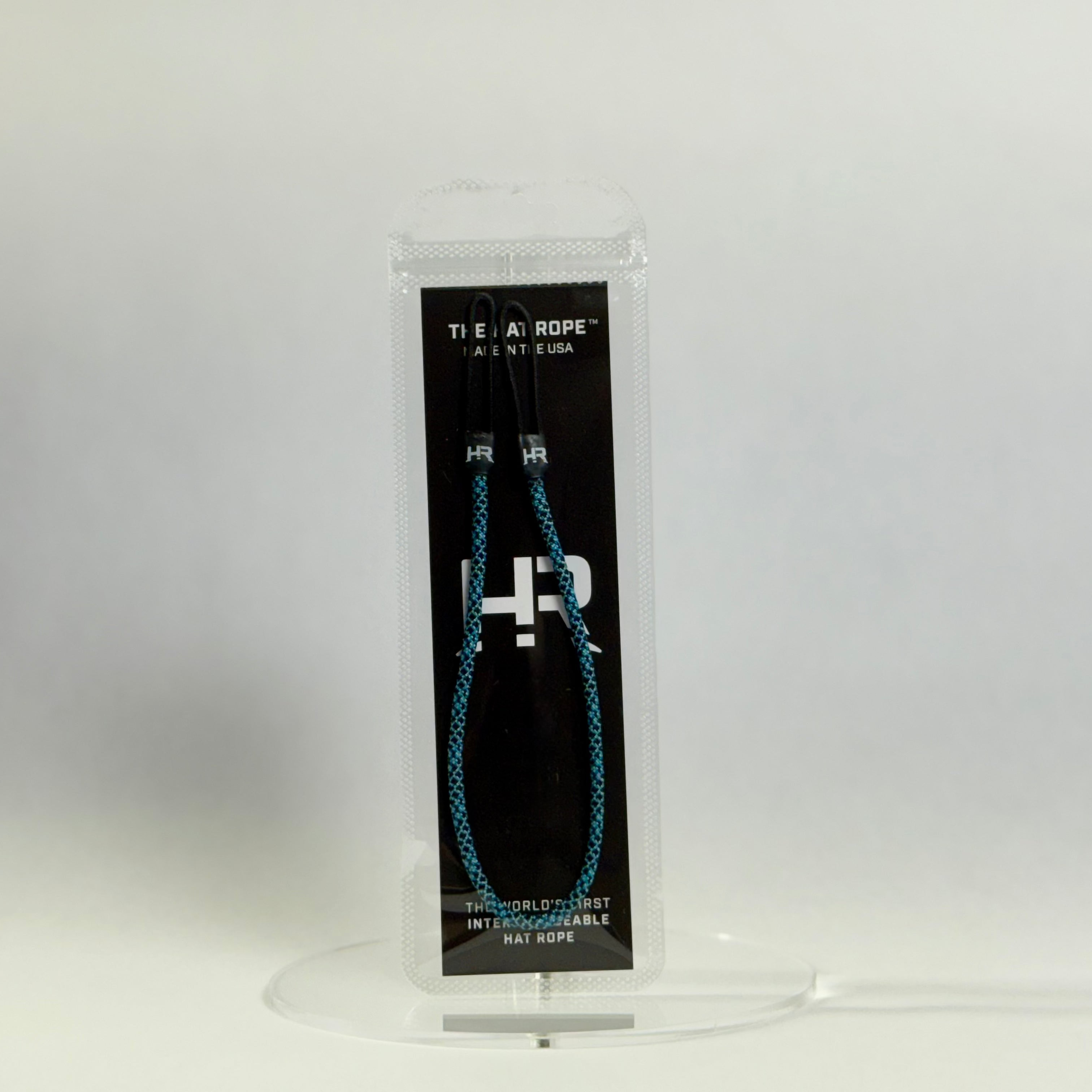 Blue-Black-Teal Hat Rope