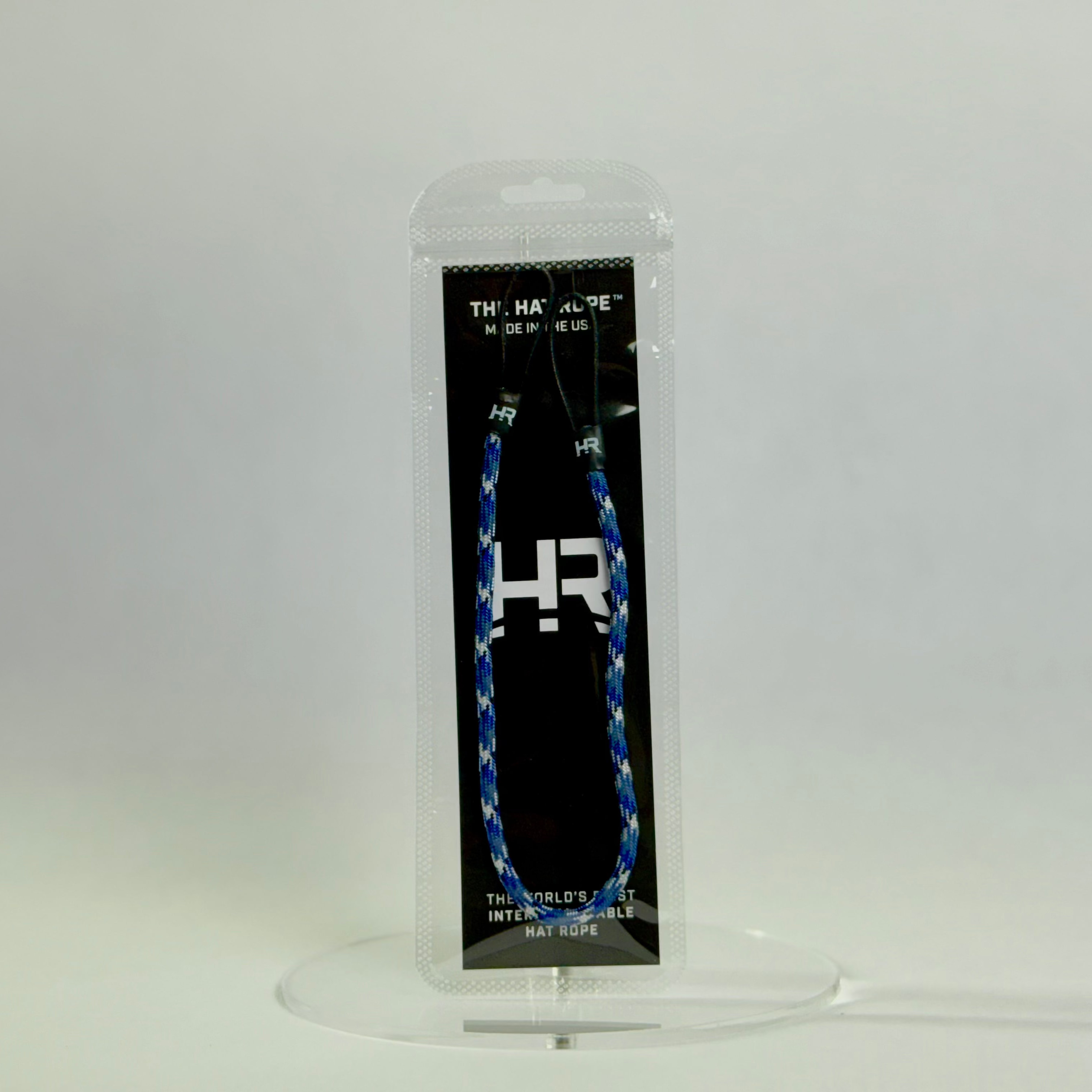 Blue-White-Black Hat Rope