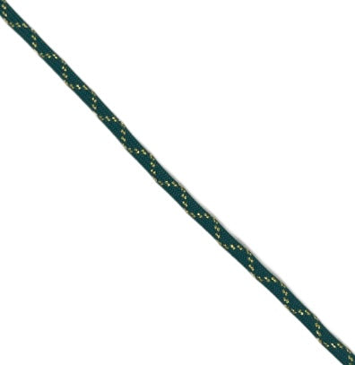 Teal-Gold Swirl Hat Rope