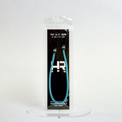 Teal Wave Hat Rope