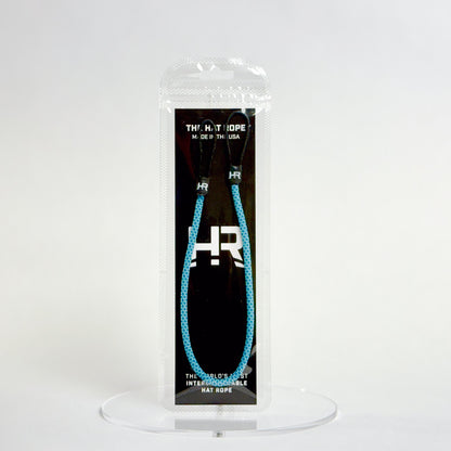 Teal Wave Hat Rope