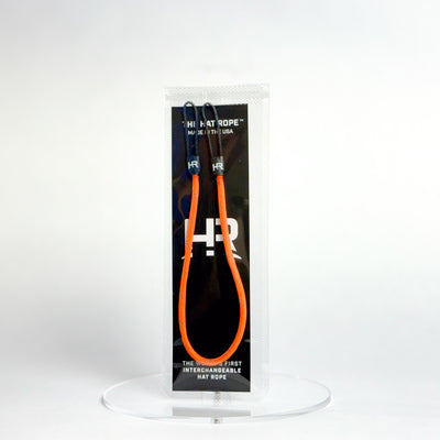 Neon Orange-Reflective Hat Rope