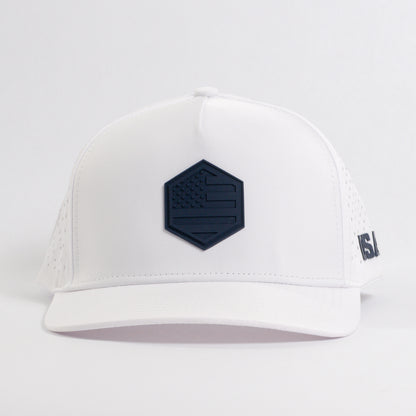 White USA Hat