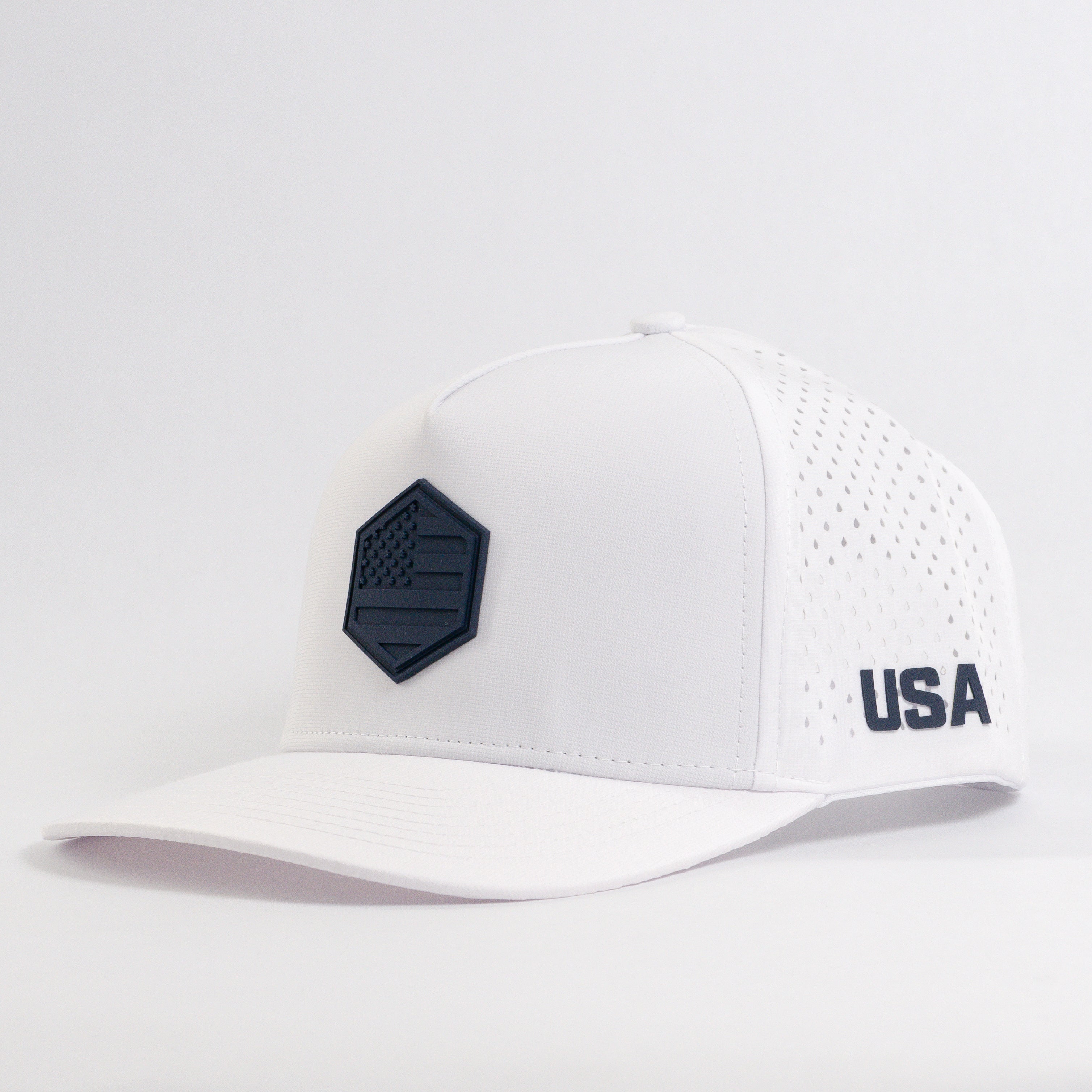 White USA Hat