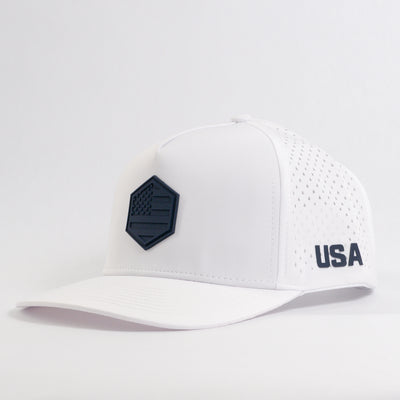 White USA Hat