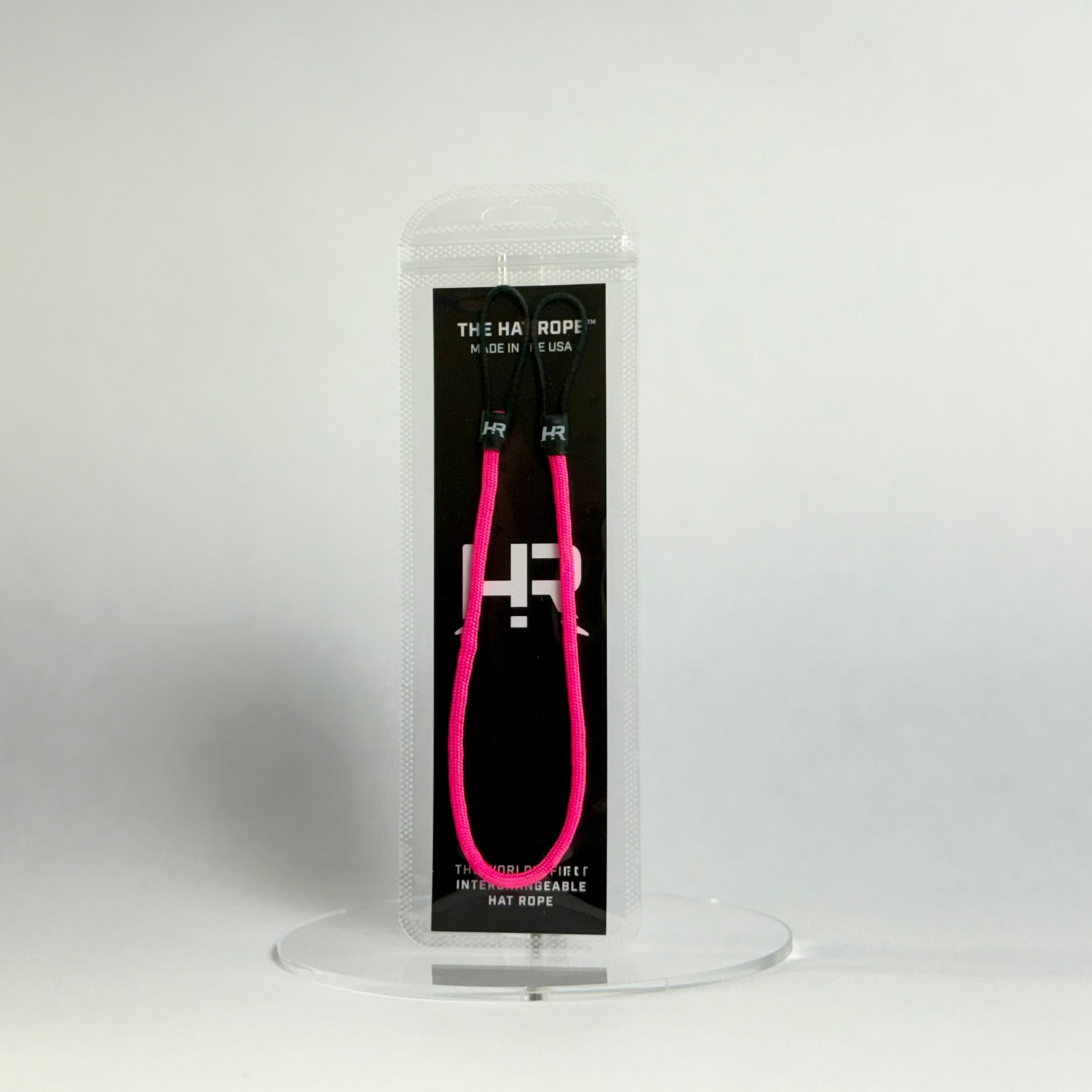 Solid Neon Pink Hat Rope