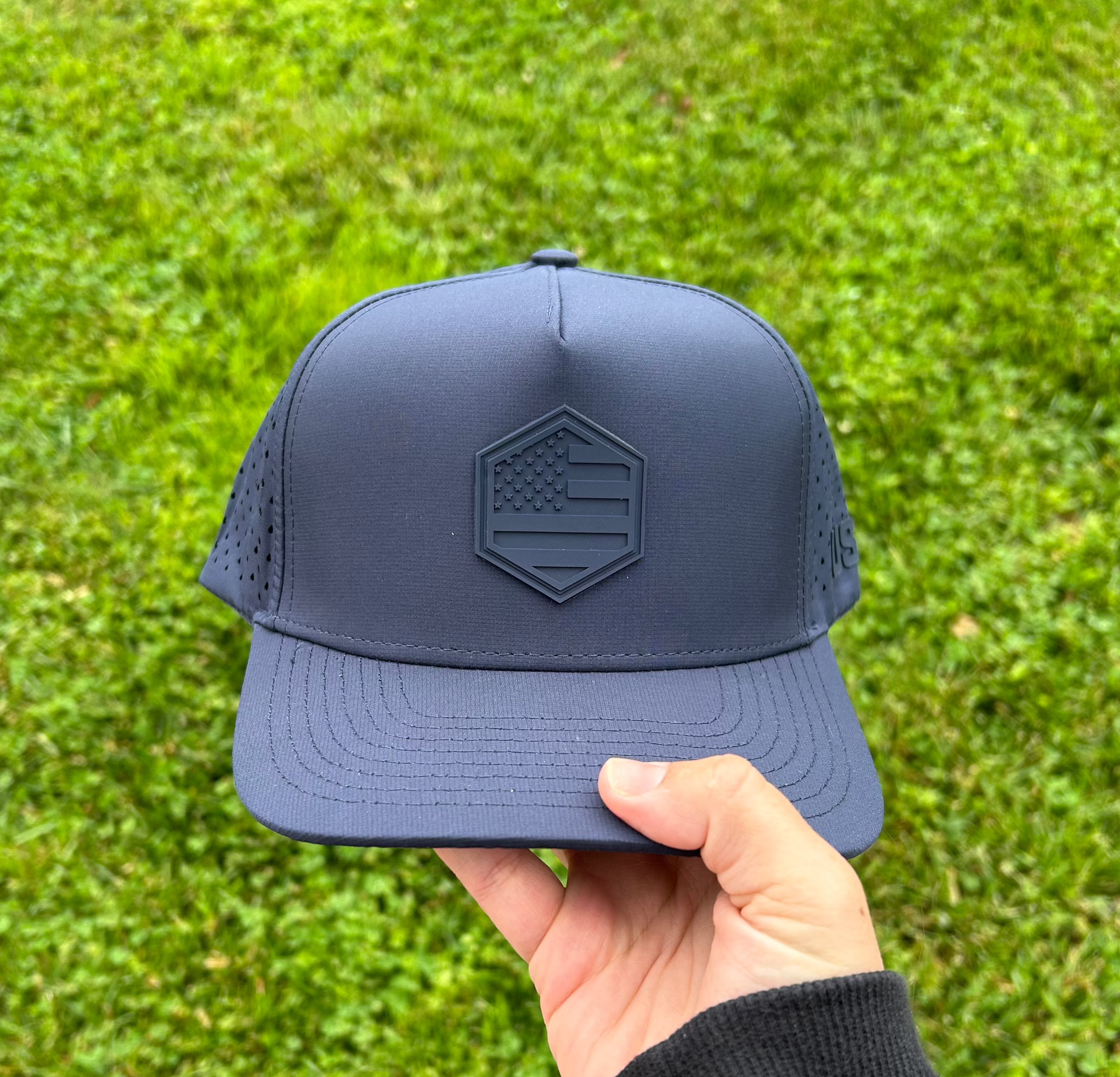 Navy Blue USA Hat w/3 ropes
