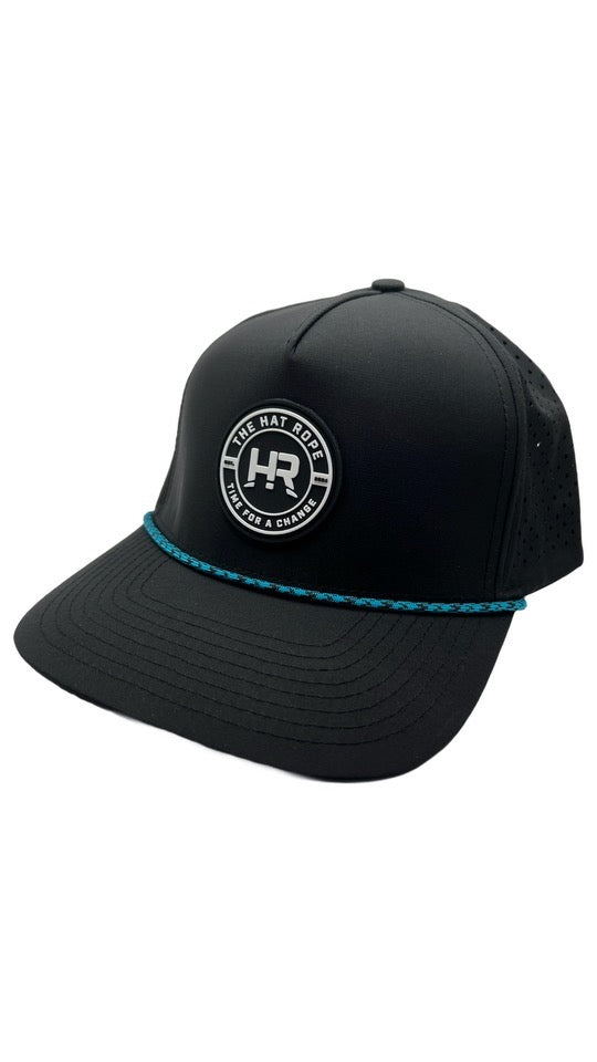 Teal-Black Hat Rope